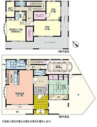 松戸市　千駄堀（松戸新田）　木造二階建住宅　4SLDK 4SLDKの間取り