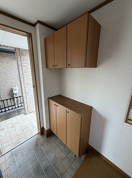 ひろびろとした玄関