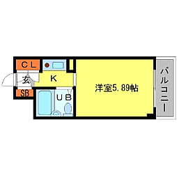 ハイツシグマ 1Kの間取図画像