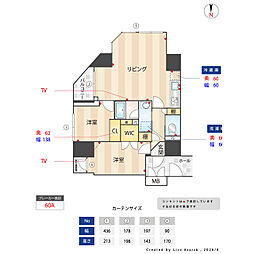 V-styleIRIYA 2LDKの間取図画像