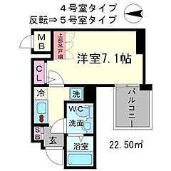物件の間取り