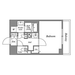 T&G神田マンション 1Kの間取図画像