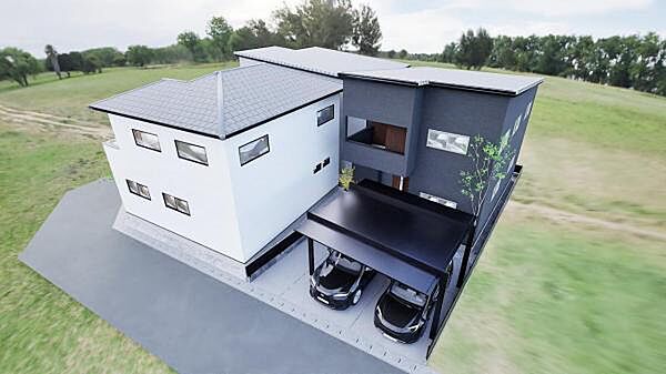 建物プラン例(パース・外観)