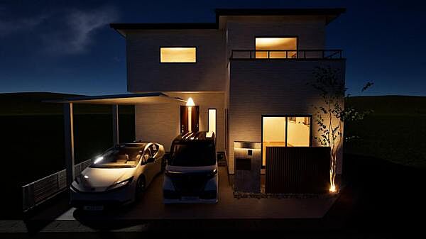 建物プラン例(パース・外観)