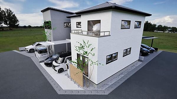 建物プラン例(パース・外観)