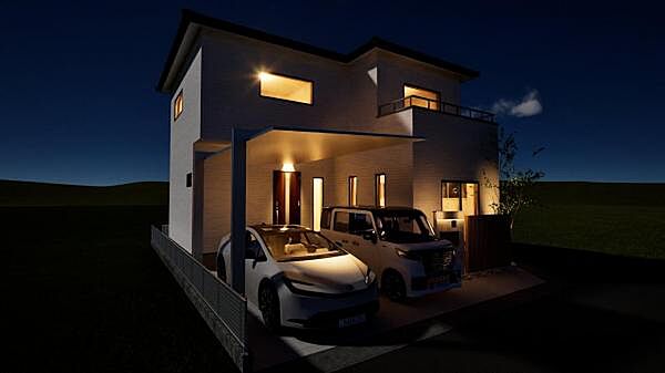 建物プラン例(パース・外観)