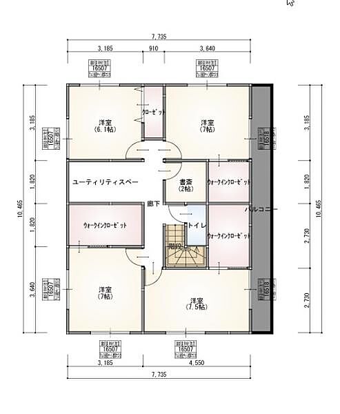 参考プラン間取り図