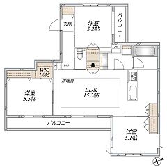 物件の間取り