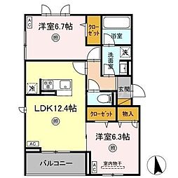 ガーデンヒルズカエデ 3階/-
