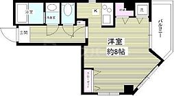 ボヌール新小岩 ワンルームの間取図画像