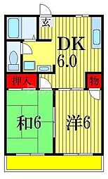 間取図画像 2DK