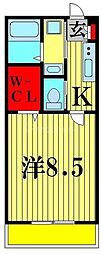 間取図画像 1K