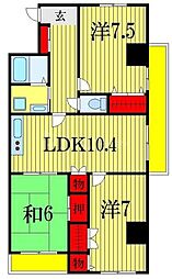 間取図画像 3LDK