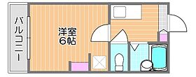 岡山県岡山市北区南方4丁目（賃貸アパート1K・2階・16.47㎡） その2