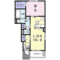 岡山県岡山市東区瀬戸町下（賃貸アパート1LDK・1階・44.21㎡） その2