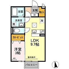 物件の間取り