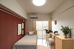 スリム平野 3階1Kのリビング/ダイニング