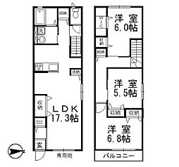 間取図画像 3LDK
