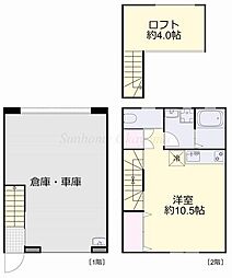 OHDARABASE ワンルームの間取図画像