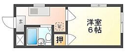 間取図画像 1K
