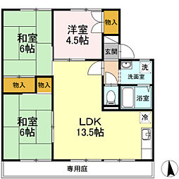 雨あがりの虹B 3LDKの間取図画像