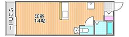 フレグランスアコオ ワンルームの間取図画像