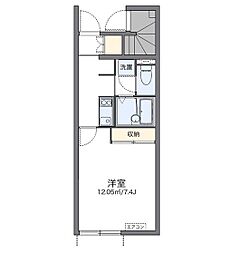 レオネクストジョリーメゾン 1Kの間取図画像