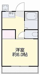 アーバンムクギ 1Kの間取図画像