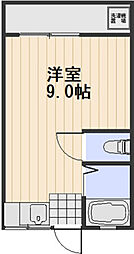 チェルシー青江1 ワンルームの間取図画像
