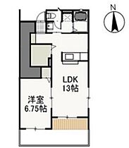 岡山県岡山市中区今在家（賃貸アパート1LDK・1階・46.16㎡） その2