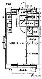 ラ・ホヤ・ハナクマ 1LDKの間取図画像
