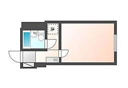 チサンマンション中山下 1Kの間取図画像