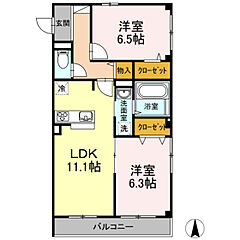 物件の間取り
