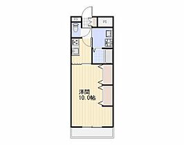 岡山県岡山市北区奥田本町（賃貸マンション1K・4階・33.12㎡） その2