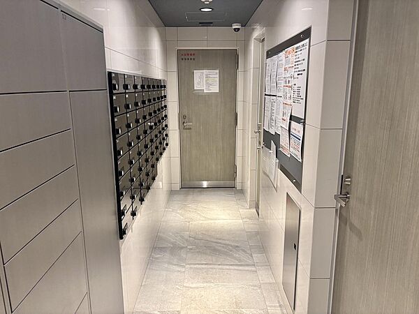 綺麗な一階共用廊下です。