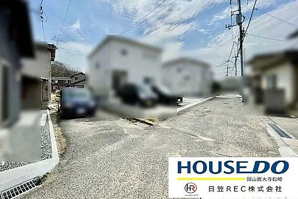 西側前面道路は約4ｍの幅員です。※位置指定道路