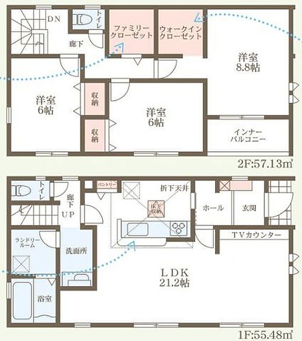 ■土地面積:179.01m2■建物面積:112.61m2