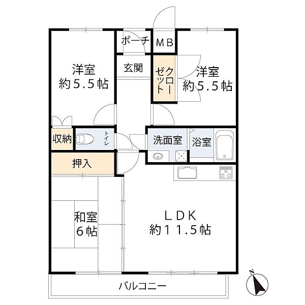 同じ建物の物件間取り写真 - ID:228050523993