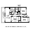 リビオ柏木6階12.0万円