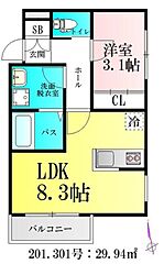 物件の間取り