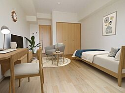 アンプルール　ベトン　メーヴェ 4階1Kのリビング/ダイニング