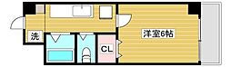 ライムハウス 1Kの間取図画像
