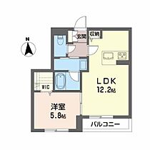 ティエード 202 ｜ 宮城県仙台市若林区中倉2丁目20-28（賃貸アパート1LDK・2階・43.55㎡） その2