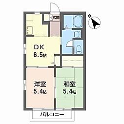 間取図画像 2DK