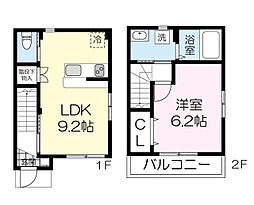 メゾン大勝5 1LDKの間取図画像