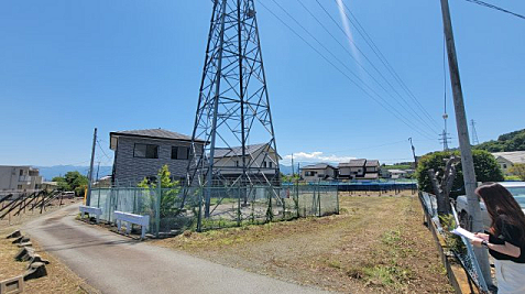 北側道路境界状況