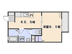 プレジオ中央 1DKの間取図画像
