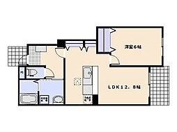 セレノ1 1LDKの間取図画像