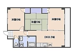 エイトバレー鈴が台 3LDKの間取図画像