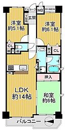 間取図画像 3LDK